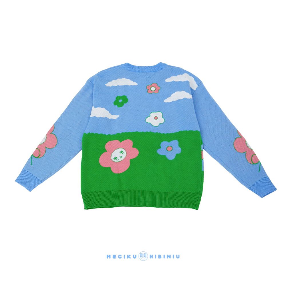 Flower Bum Knit Sweater