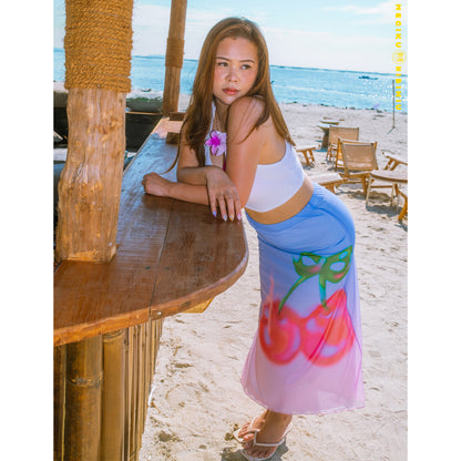 Cherry Babe Mesh Skirt