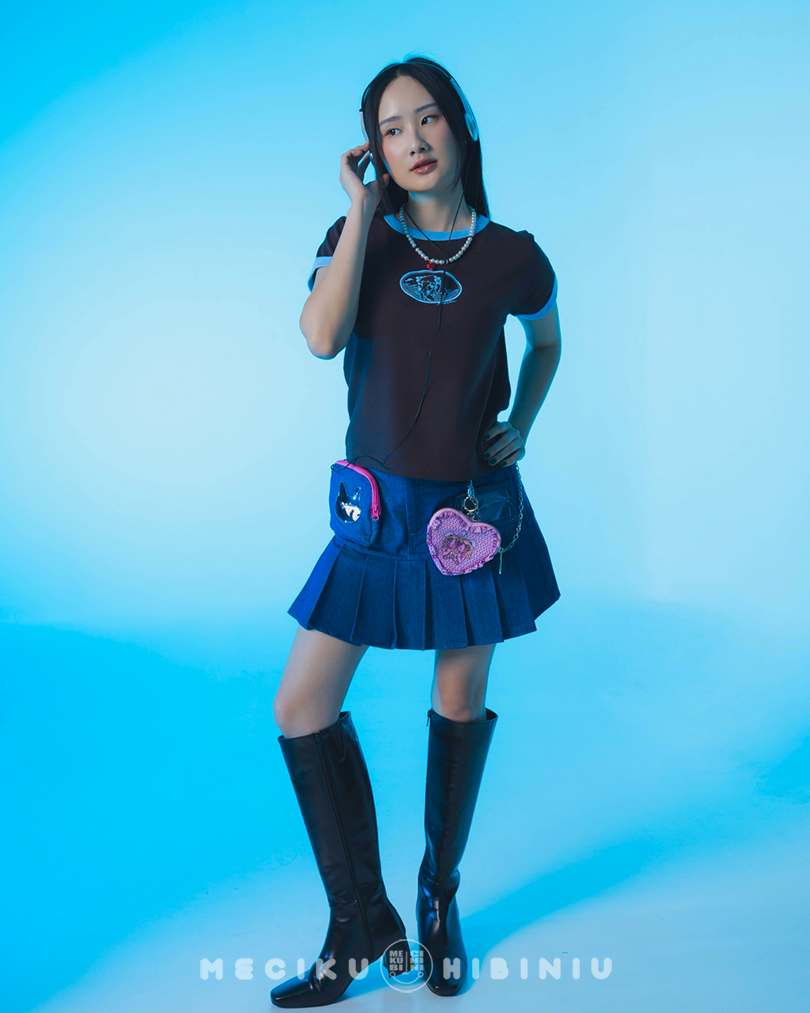 Ocean Fitted Ringer Baby Tee