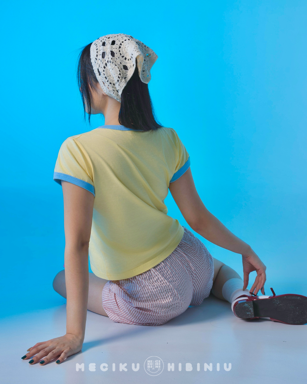 Pudding Fitted Ringer Baby Tee