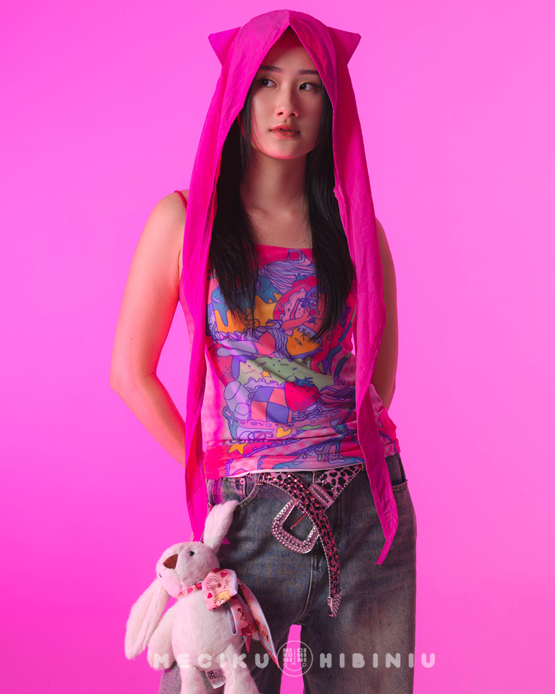 Dream Parfait Double-Layered Mesh Tanktop