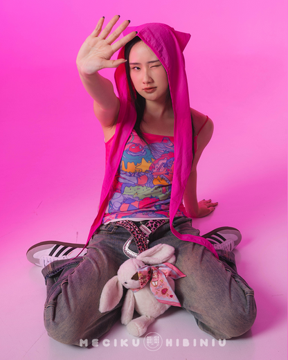 Dream Parfait Double-Layered Mesh Tanktop