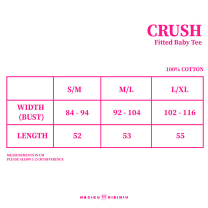 Crush Fitted Baby Tee