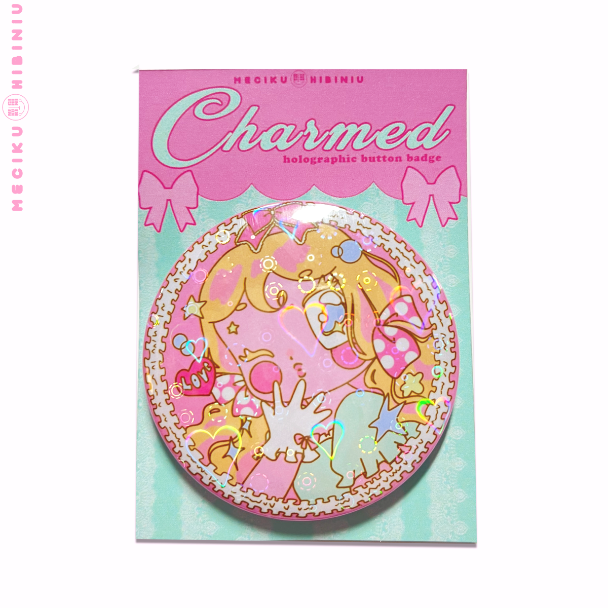Charmed Holographic Button Pin Badge