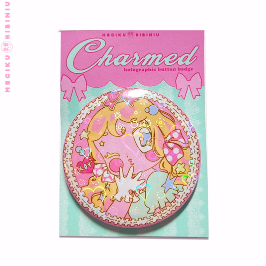 Charmed Holographic Button Pin Badge