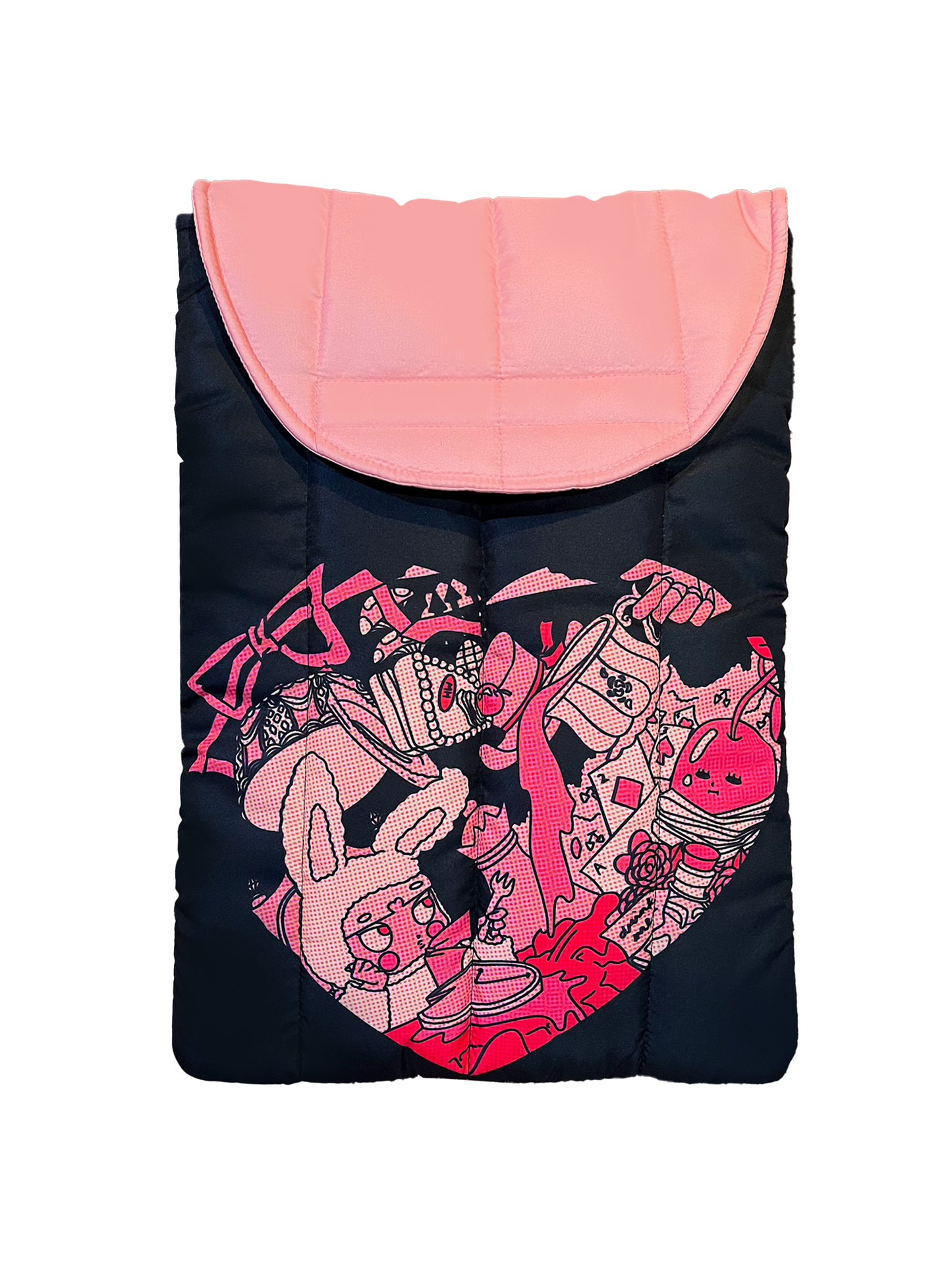 Mad Party Puffy Laptop Sleeve