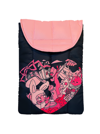 Mad Party Puffy Laptop Sleeve