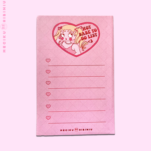 Hot Babe To-Do List Memopad (Medium)